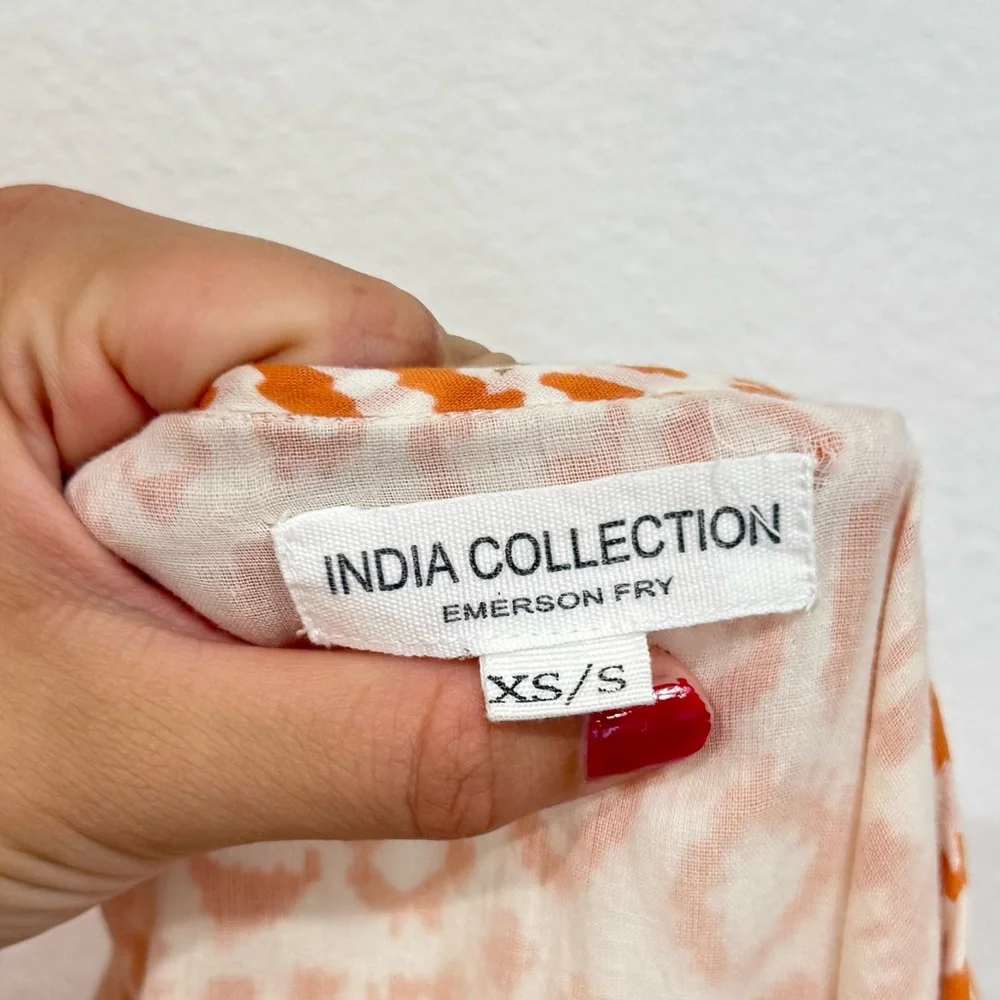 Emerson Fry India Collection Isla Dress Sunbaked Leopard Organic Size XS /S - Picture 8 of 8